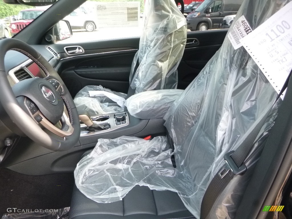 2017 Grand Cherokee Limited 4x4 - Diamond Black Crystal Pearl / Black photo #14