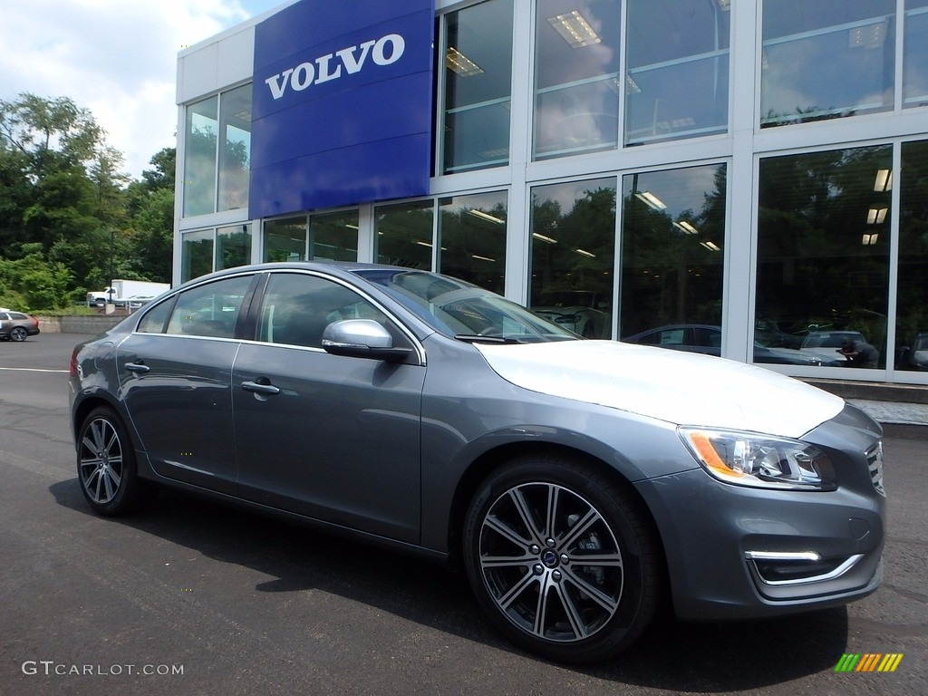2017 S60 T5 AWD - Osmium Grey Metallic / Off Black photo #1
