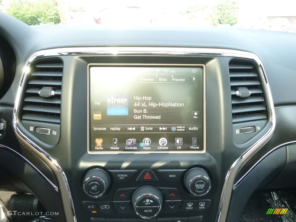 2017 Grand Cherokee Limited 4x4 - Diamond Black Crystal Pearl / Black photo #15