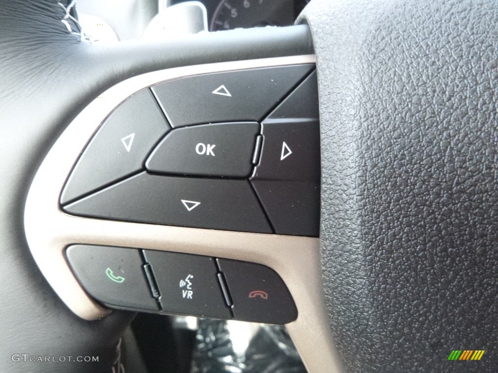 2017 Grand Cherokee Limited 4x4 - Diamond Black Crystal Pearl / Black photo #19