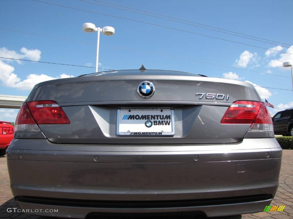 2007 7 Series 750i Sedan - Titanium Grey Metallic / Beige photo #4