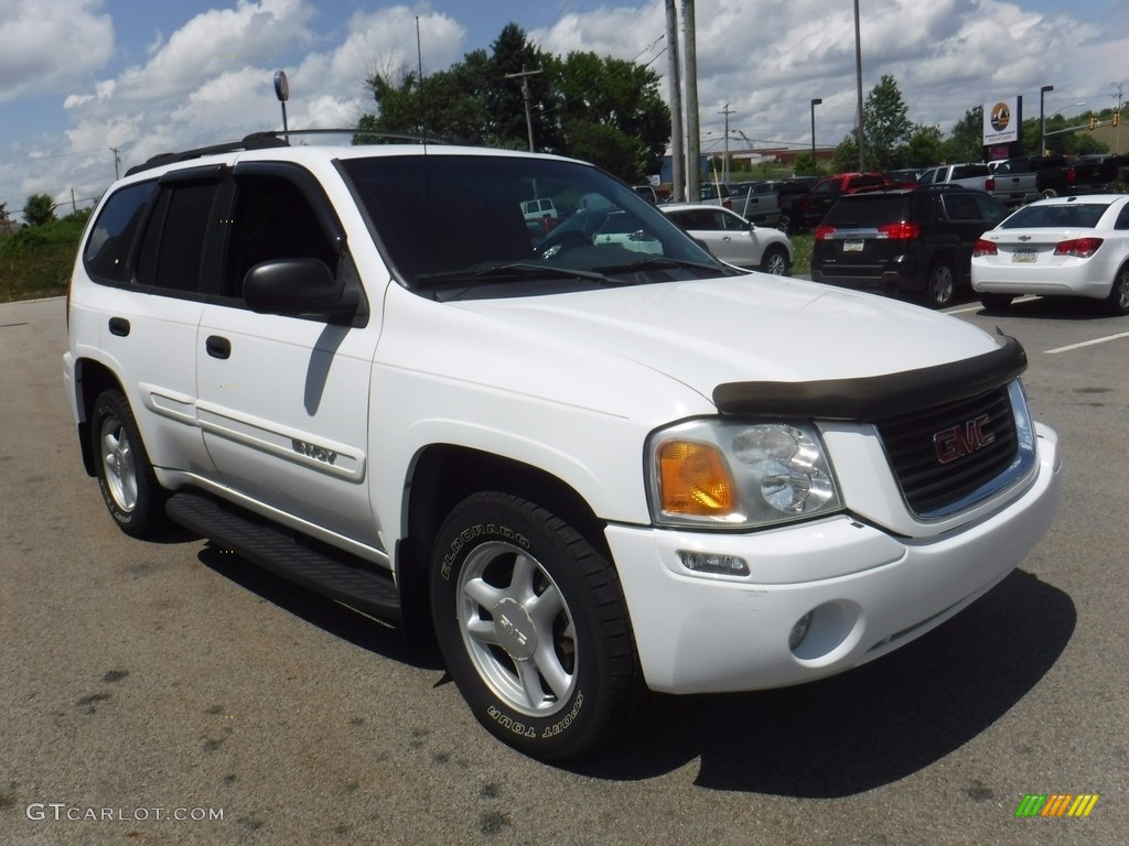 2004 Envoy SLE 4x4 - Summit White / Medium Pewter photo #8