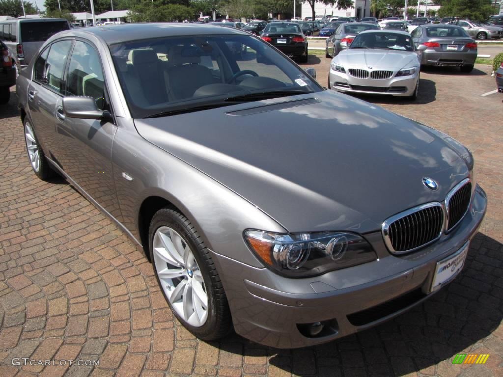 2007 7 Series 750i Sedan - Titanium Grey Metallic / Beige photo #15