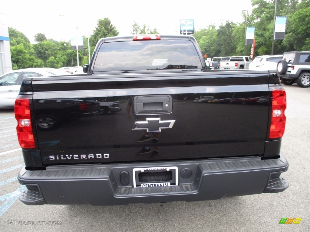 2017 Silverado 1500 WT Regular Cab 4x4 - Black / Dark Ash/Jet Black photo #6