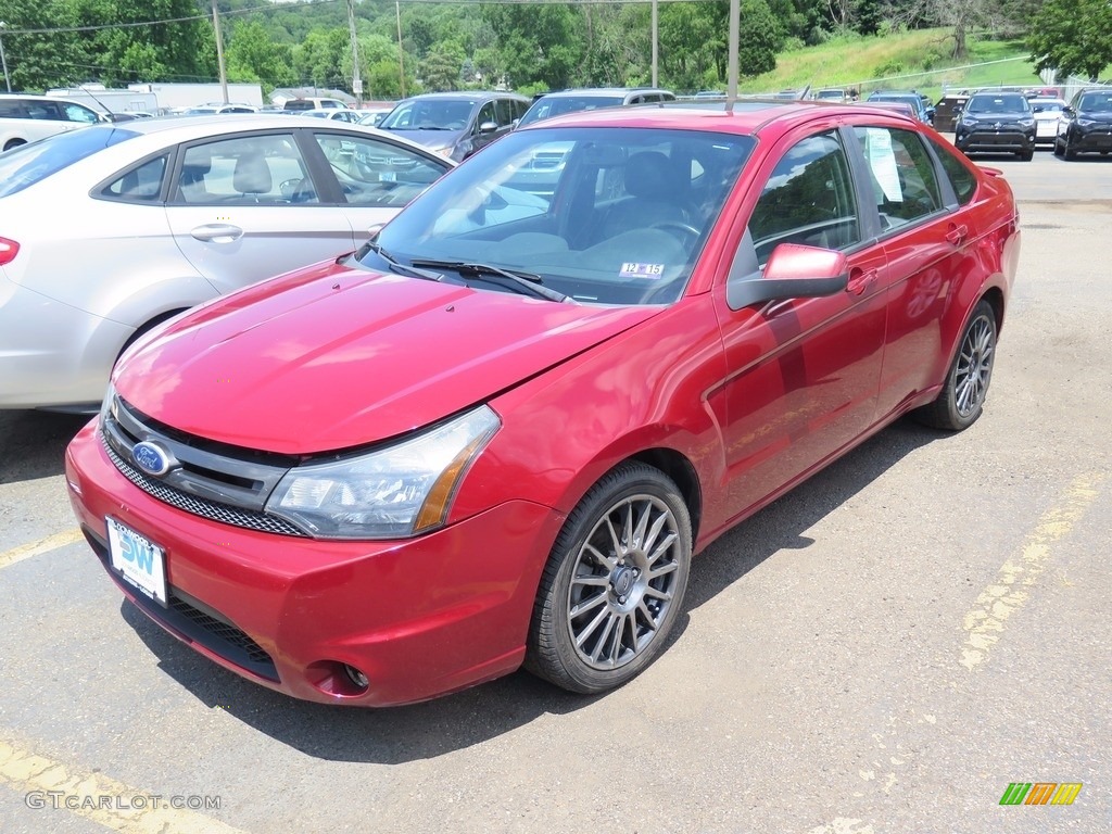 2011 Focus SES Sedan - Sterling Gray Metallic / Charcoal Black photo #3