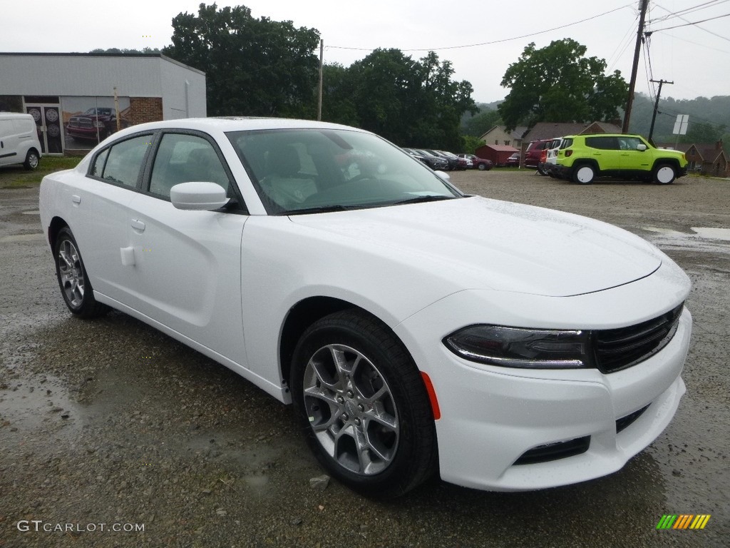2017 Charger SXT AWD - White Knuckle / Black/Pearl Beige photo #7