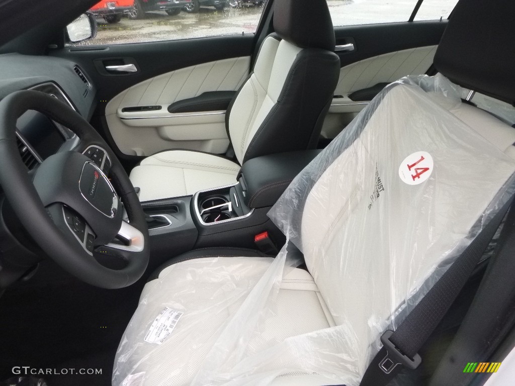 2017 Charger SXT AWD - White Knuckle / Black/Pearl Beige photo #15