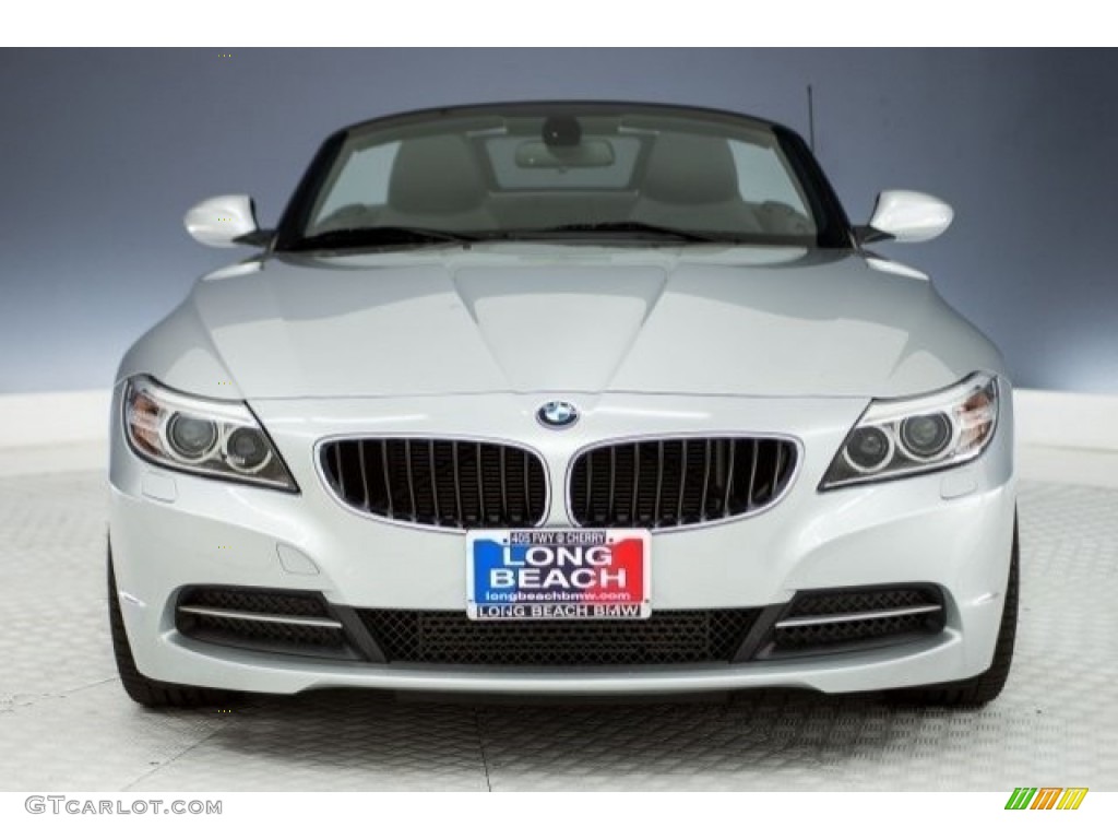 2015 Z4 sDrive28i - Glacier Silver Metallic / Black photo #2