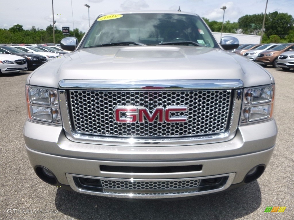 2008 Sierra 1500 Denali Crew Cab AWD - Silver Birch Metallic / Ebony photo #2