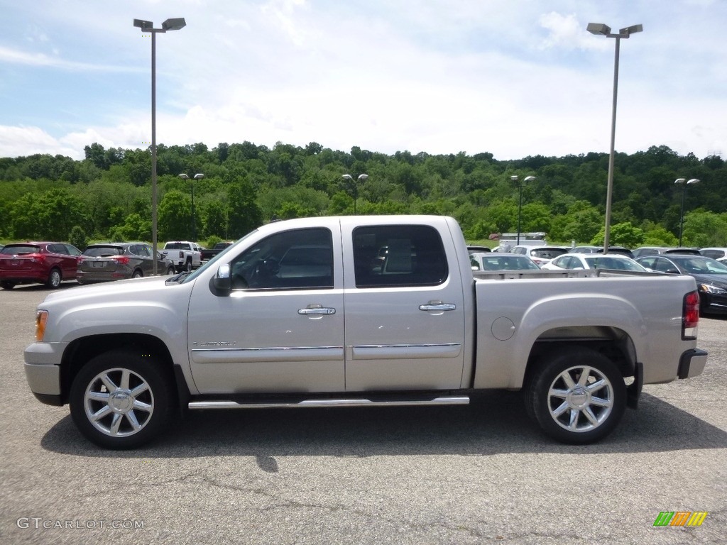2008 Sierra 1500 Denali Crew Cab AWD - Silver Birch Metallic / Ebony photo #11