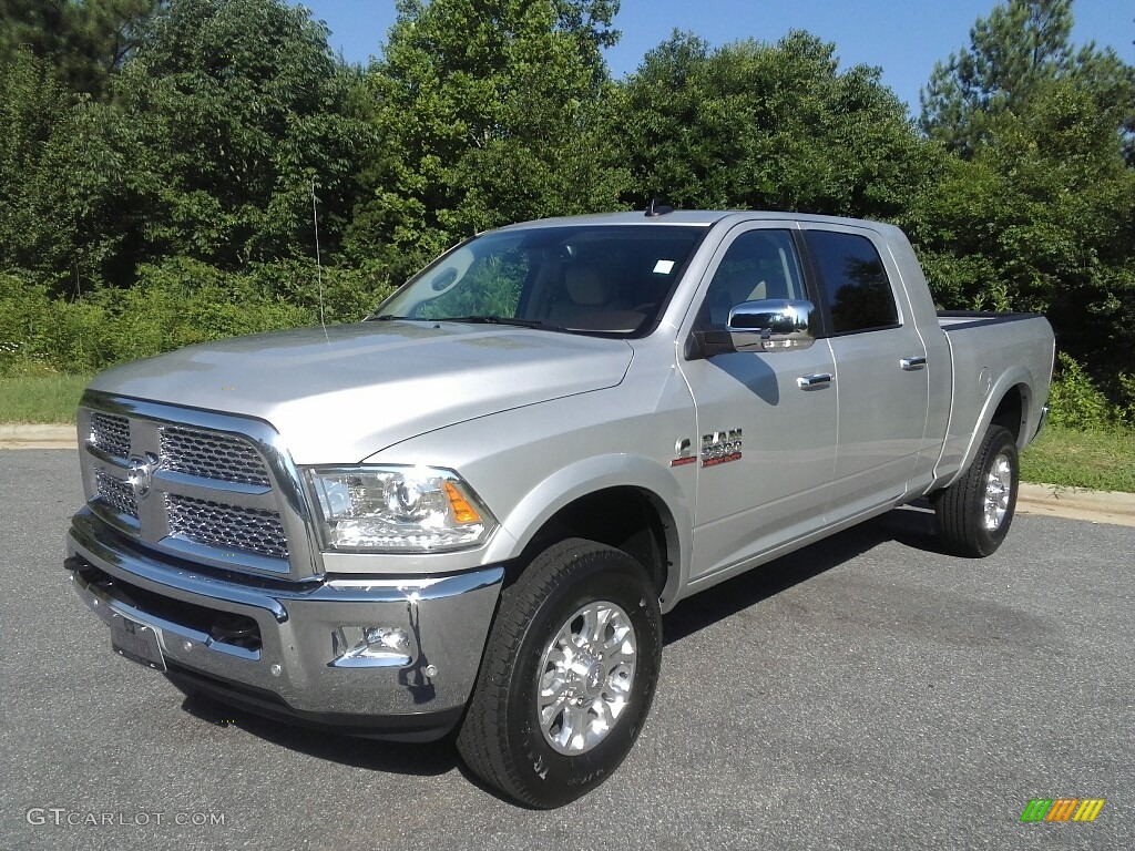 Bright Silver Metallic 2017 Ram 2500 Laramie Mega Cab 4x4 Exterior Photo #121398182