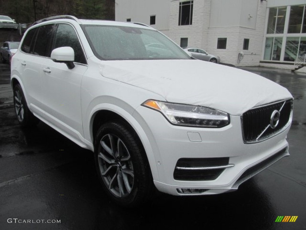 Crystal White Pearl Metallic 2017 Volvo XC90 T6 AWD Exterior Photo #121398329