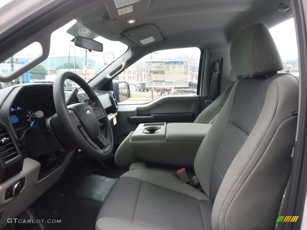 2017 F150 XL Regular Cab 4x4 - Oxford White / Earth Gray photo #12