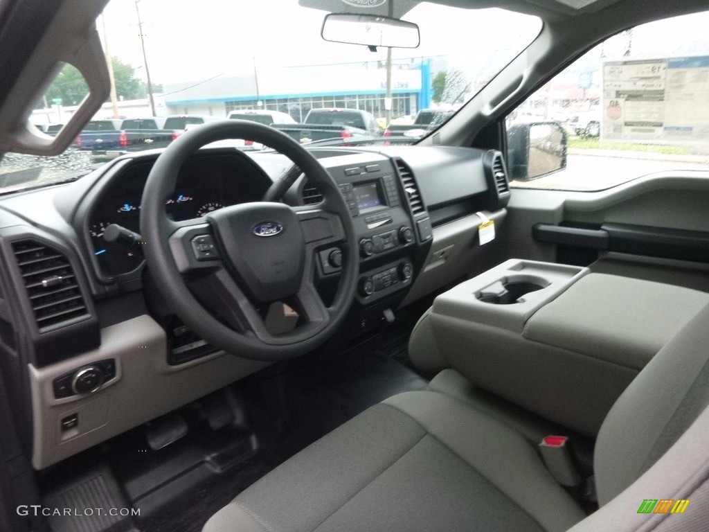 2017 F150 XL Regular Cab 4x4 - Oxford White / Earth Gray photo #13