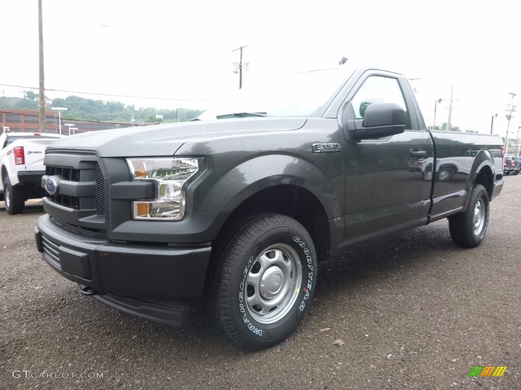 2017 F150 XL Regular Cab 4x4 - Magnetic / Earth Gray photo #8