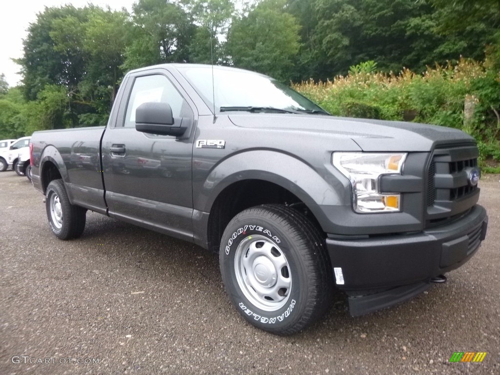 2017 F150 XL Regular Cab 4x4 - Magnetic / Earth Gray photo #10