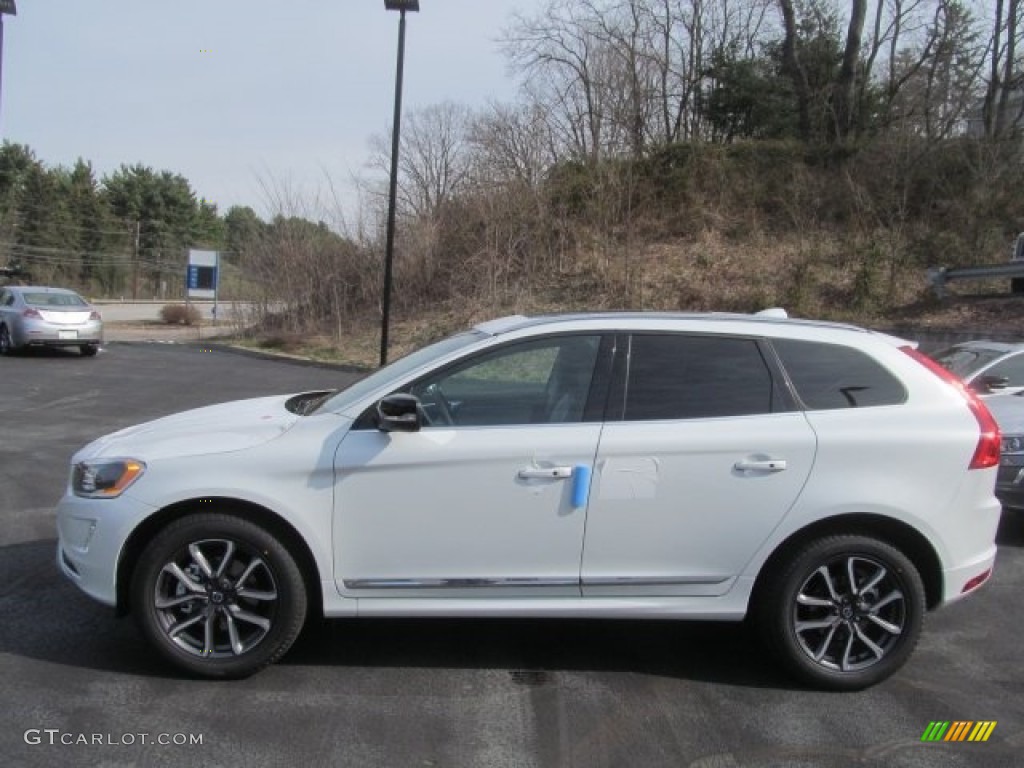 Crystal White Pearl Metallic 2017 Volvo XC60 T6 AWD Dynamic Exterior Photo #121398978