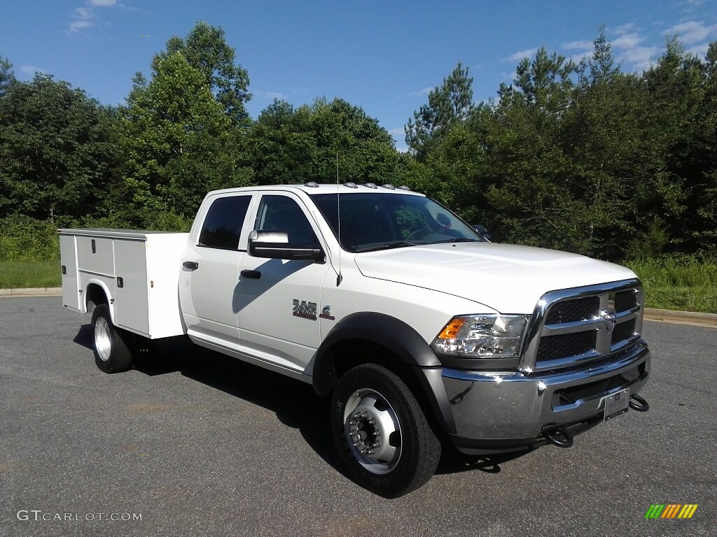 2017 4500 Tradesman Crew Cab 4x4 Utility Truck - Bright White / Black/Diesel Gray photo #5