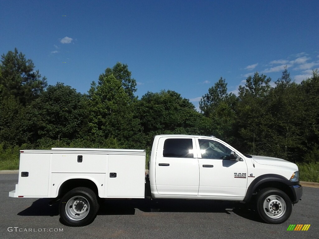 2017 4500 Tradesman Crew Cab 4x4 Utility Truck - Bright White / Black/Diesel Gray photo #6