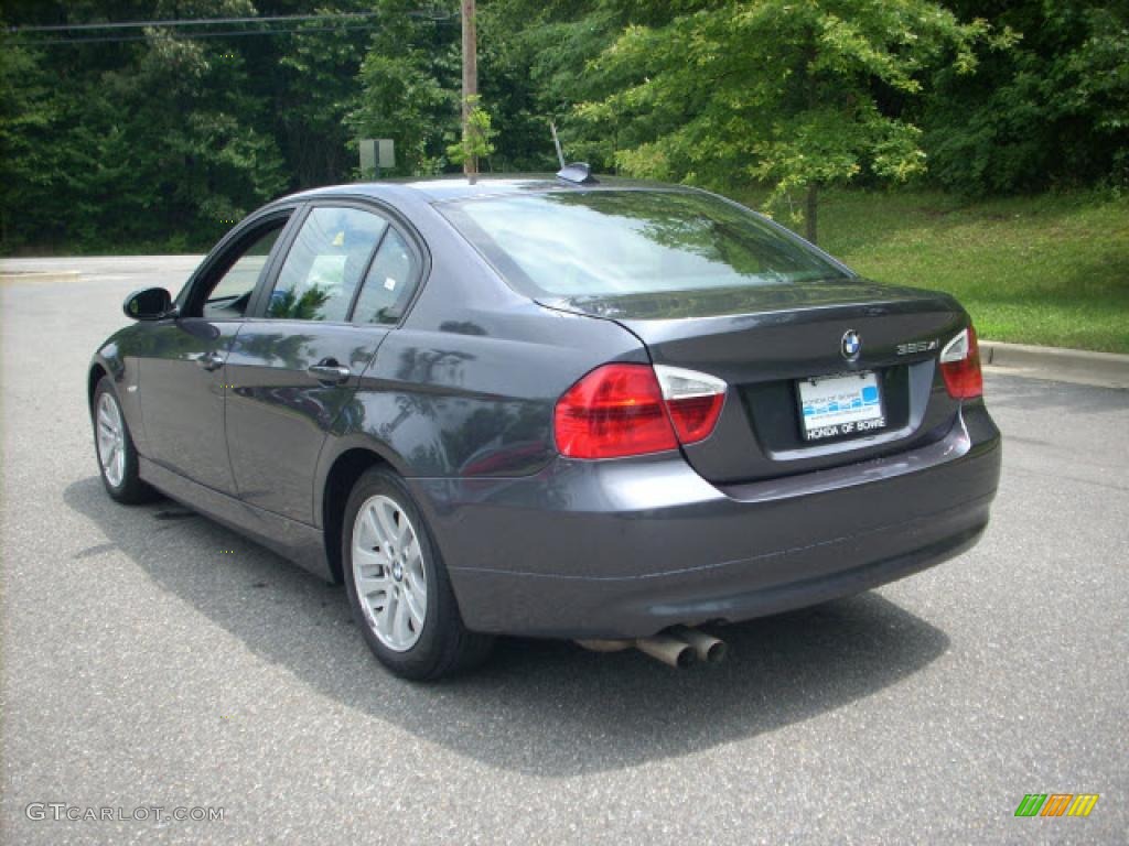 2006 3 Series 325xi Sedan - Sparkling Graphite Metallic / Black photo #5