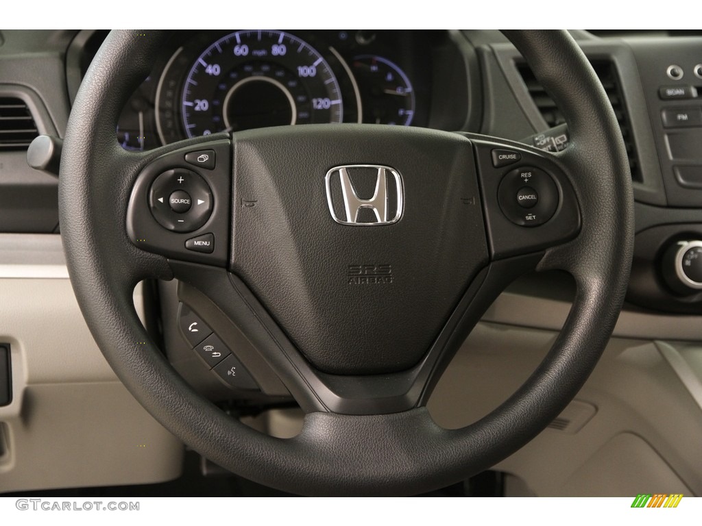 2014 CR-V LX AWD - Urban Titanium Metallic / Gray photo #7