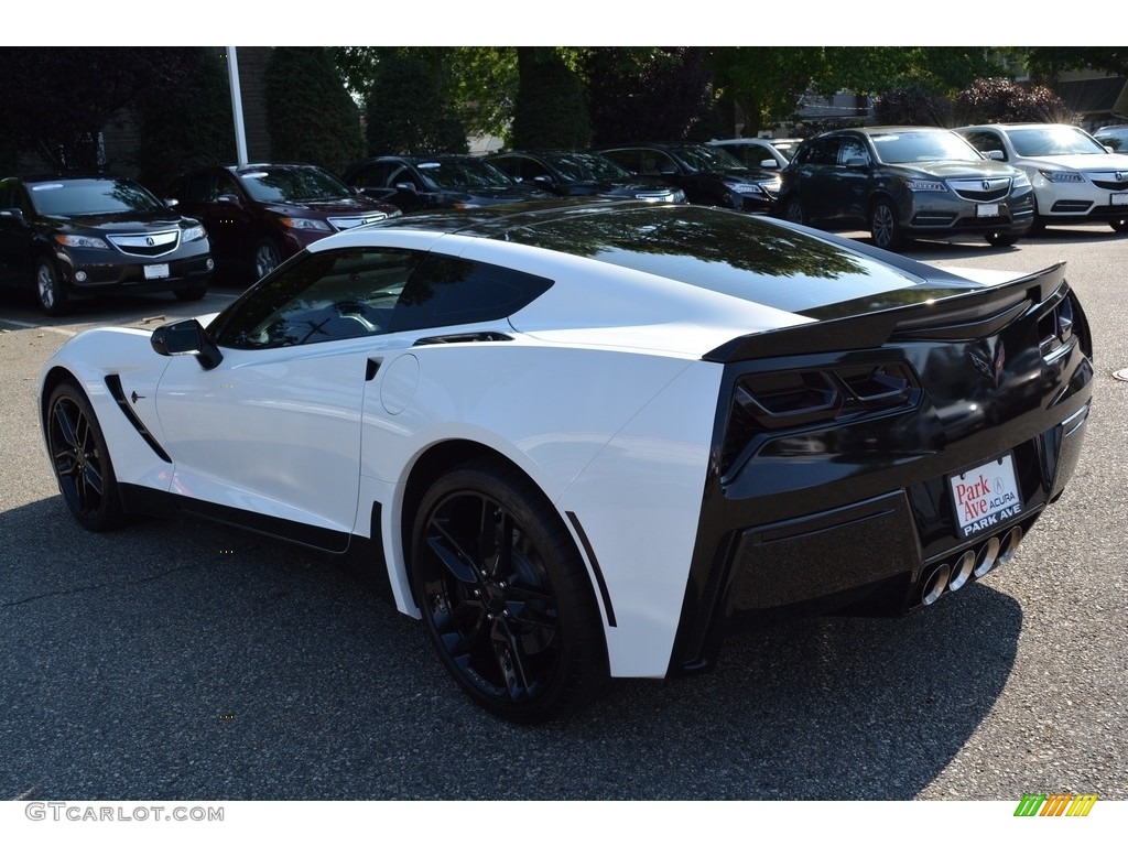 2016 Corvette Stingray Coupe - Arctic White / Jet Black photo #5