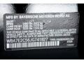 475: Black Sapphire Metallic 2018 BMW 7 Series 740i Sedan Color Code