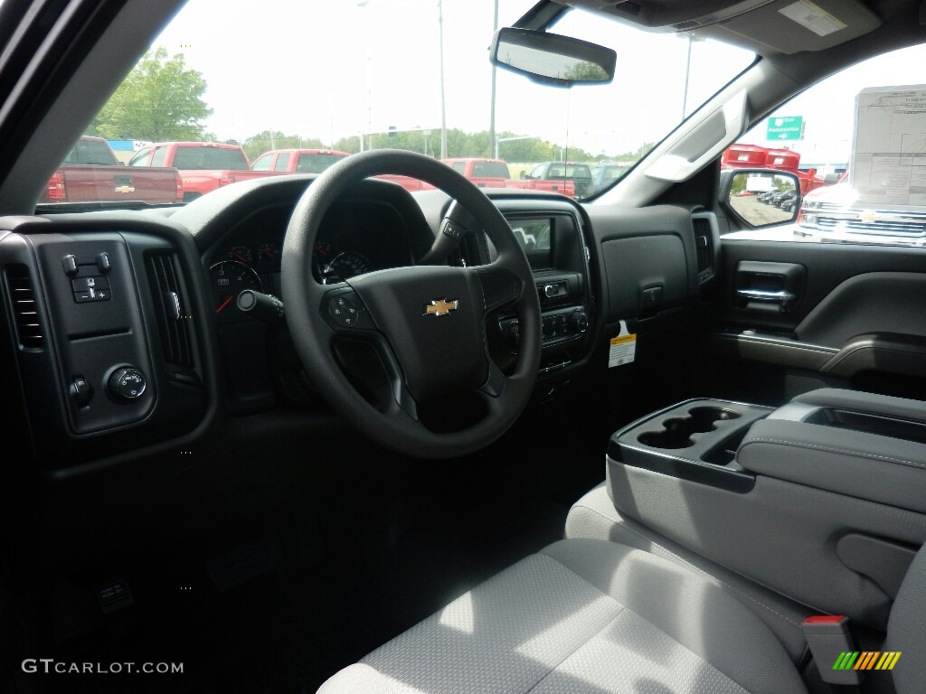 2017 Silverado 1500 WT Regular Cab - Black / Dark Ash/Jet Black photo #7