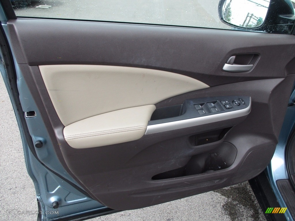 2014 CR-V EX-L AWD - Mountain Air Metallic / Beige photo #10