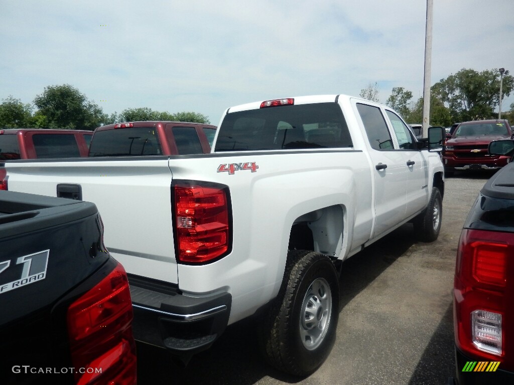 2017 Silverado 2500HD Work Truck Crew Cab 4x4 - Summit White / Dark Ash/Jet Black photo #5