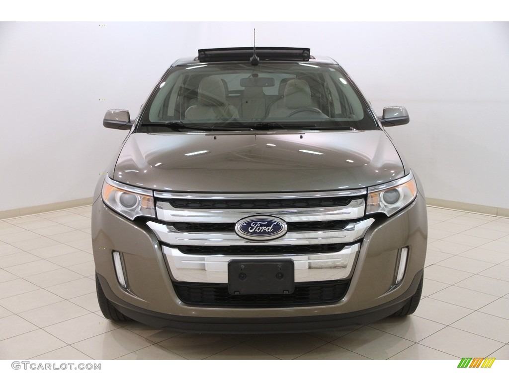 2013 Edge SEL AWD - Mineral Gray Metallic / Medium Light Stone photo #2