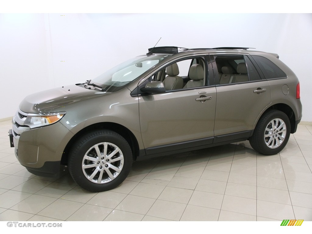 2013 Edge SEL AWD - Mineral Gray Metallic / Medium Light Stone photo #3