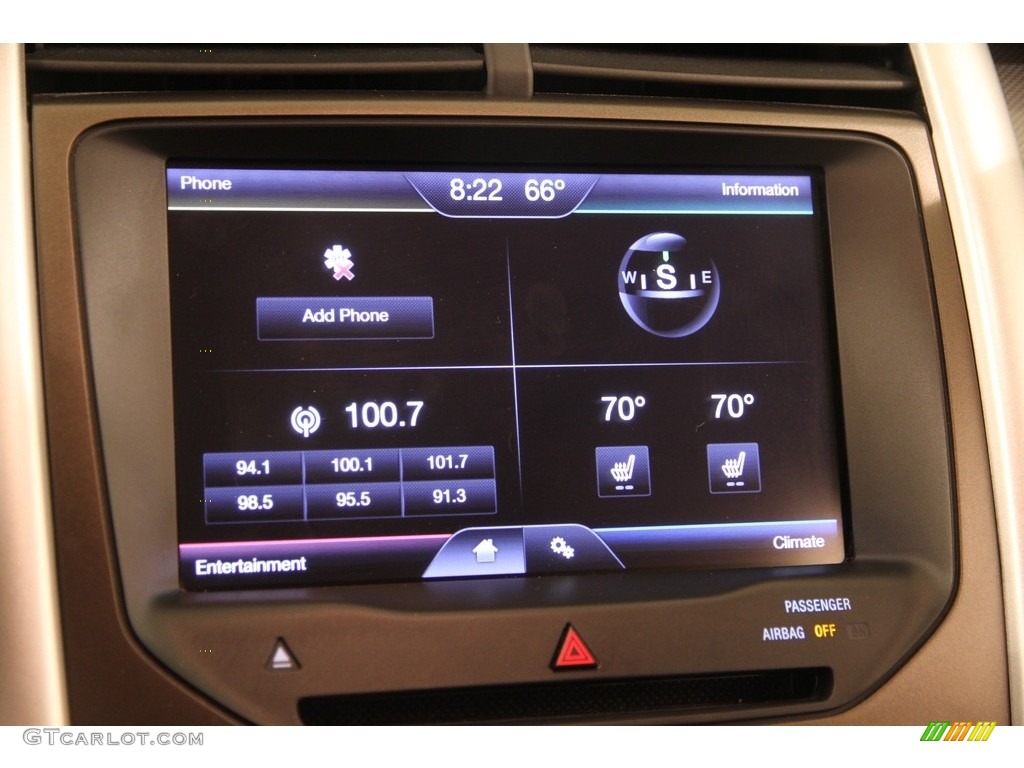 2013 Edge SEL AWD - Mineral Gray Metallic / Medium Light Stone photo #10