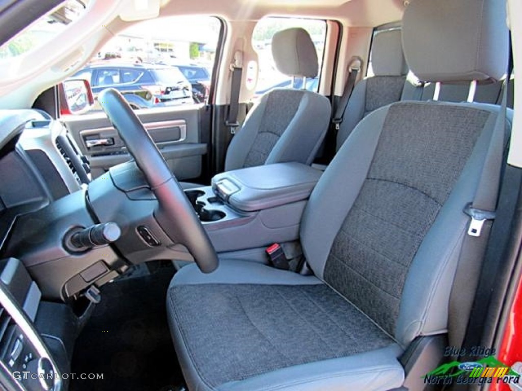 2014 1500 Big Horn Quad Cab 4x4 - Flame Red / Black/Diesel Gray photo #11