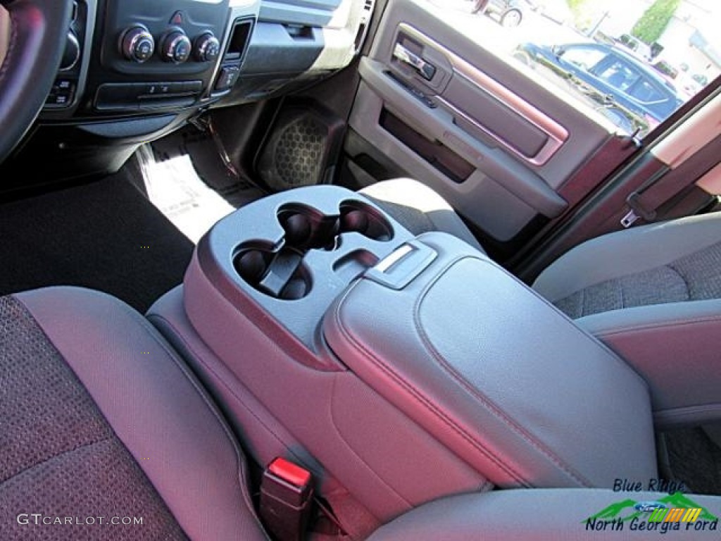 2014 1500 Big Horn Quad Cab 4x4 - Flame Red / Black/Diesel Gray photo #26