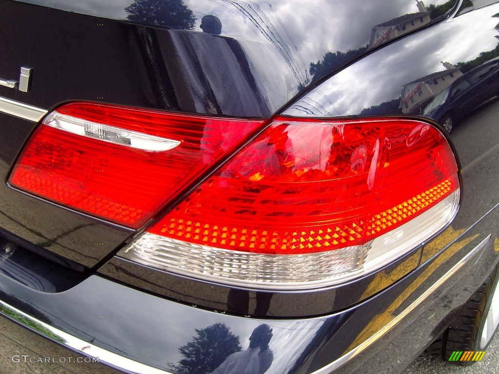 2006 7 Series 750Li Sedan - Monaco Blue Metallic / Dark Beige/Beige III photo #28