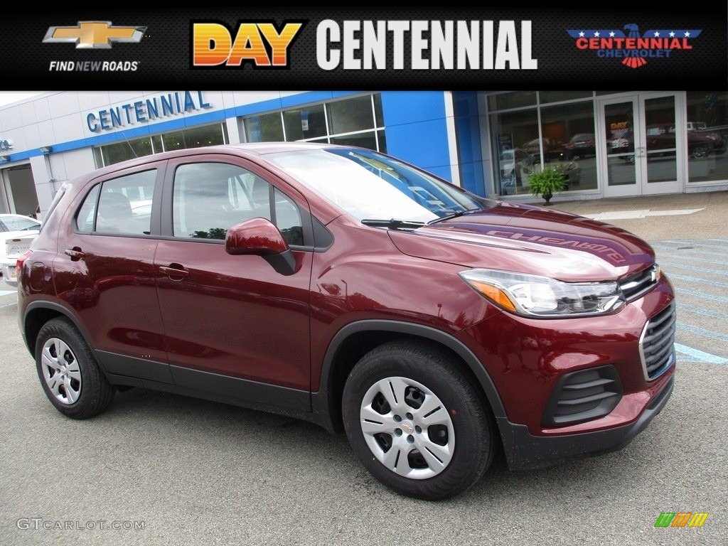 Crimson Metallic Chevrolet Trax