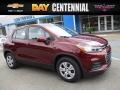 2017 Crimson Metallic Chevrolet Trax LS  photo #1