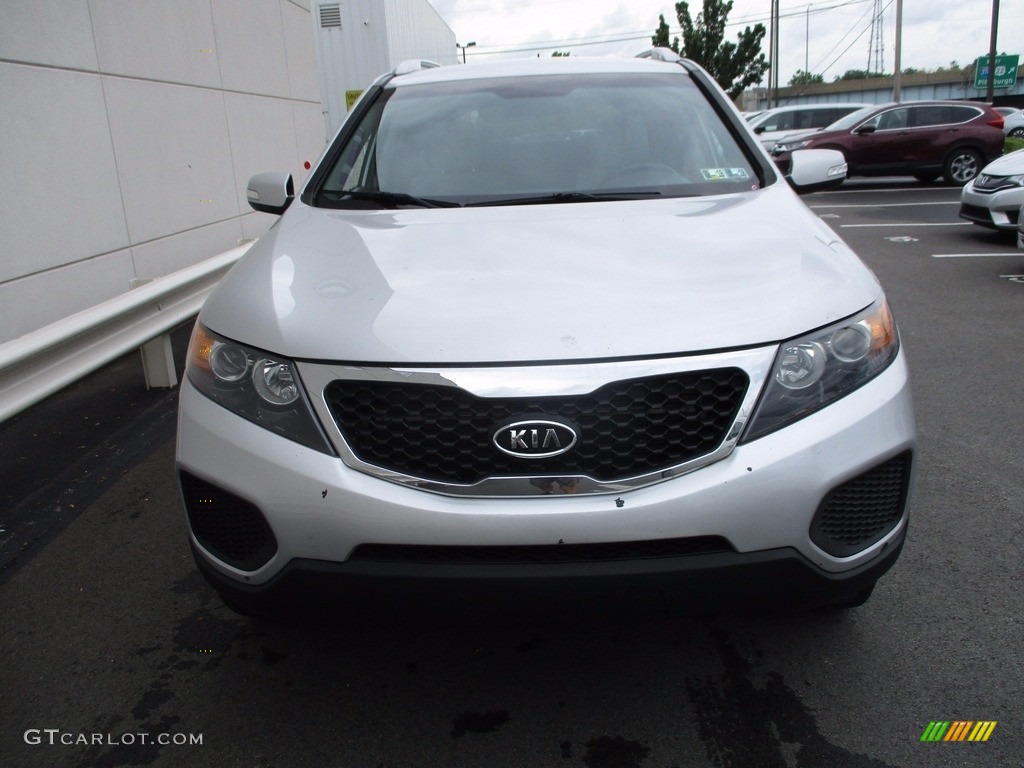 2011 Sorento LX V6 AWD - Titanium Silver / Gray photo #8