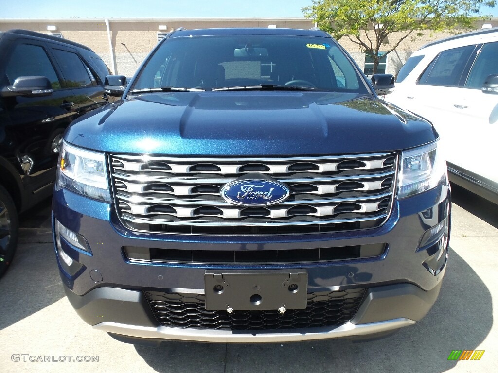 2017 Explorer XLT 4WD - Blue Jeans / Ebony Black photo #2