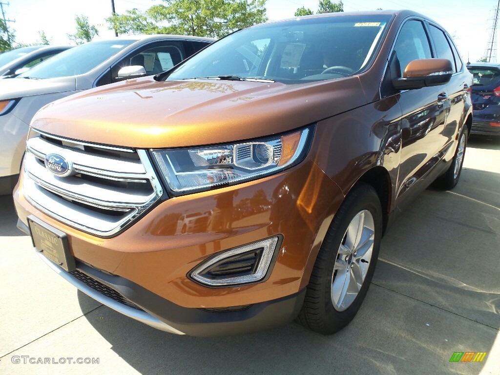 2017 Edge SEL AWD - Canyon Ridge Metallic / Ebony photo #1