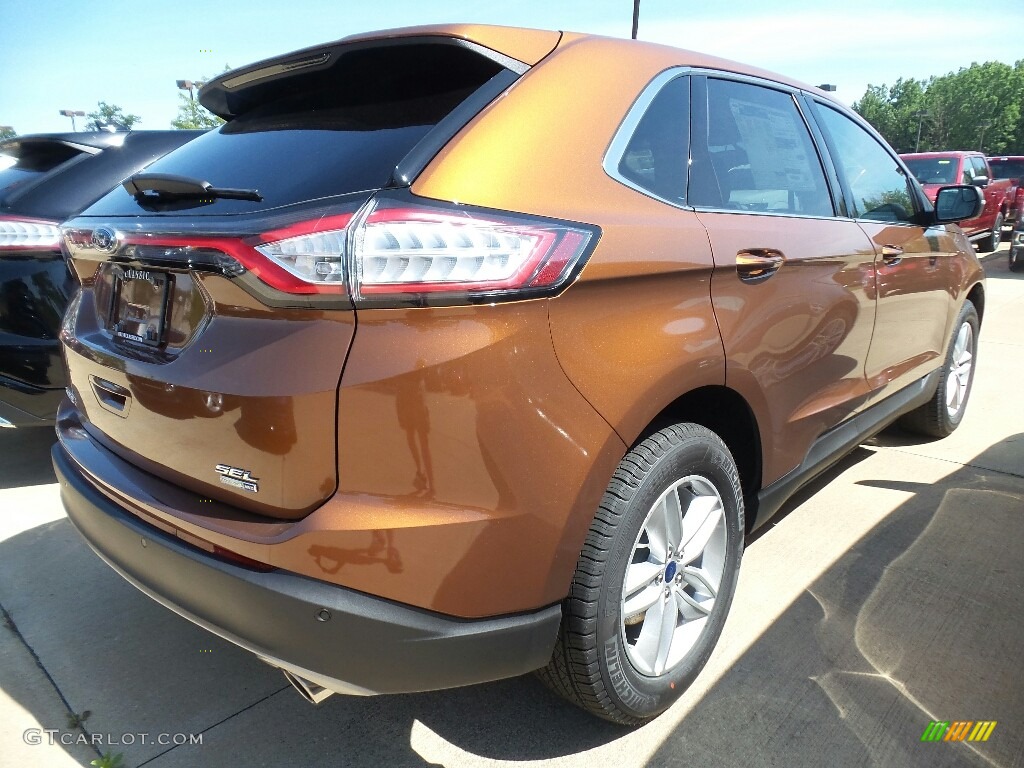 2017 Edge SEL AWD - Canyon Ridge Metallic / Ebony photo #3