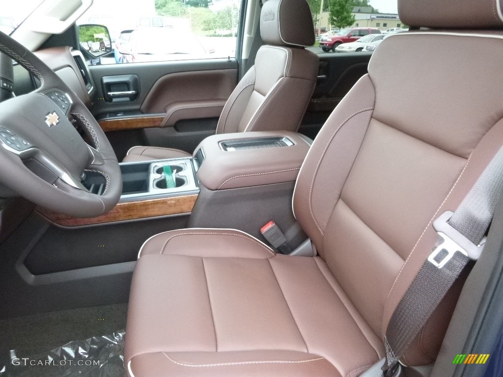 2017 Silverado 1500 High Country Crew Cab 4x4 - Deep Ocean Blue Metallic / High Country Saddle photo #15