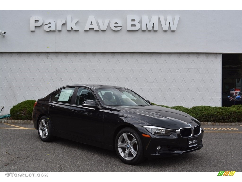 2014 3 Series 328i xDrive Sedan - Black Sapphire Metallic / Black photo #1