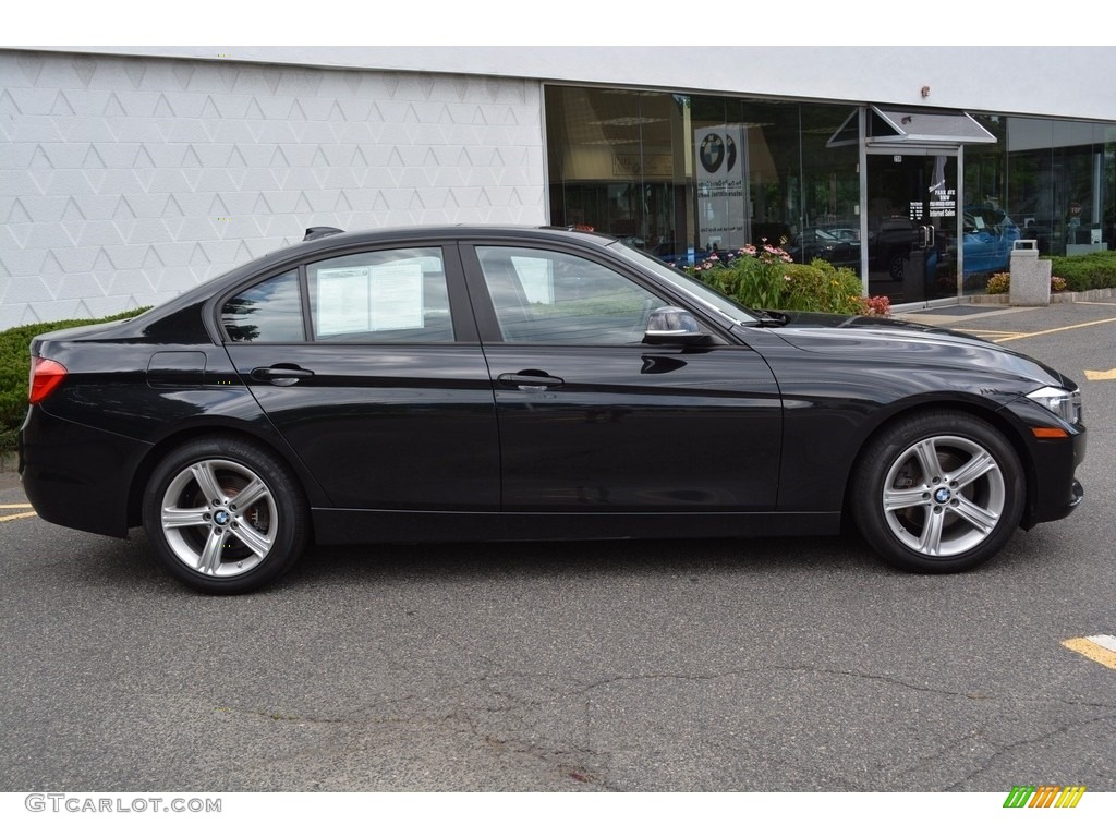 2014 3 Series 328i xDrive Sedan - Black Sapphire Metallic / Black photo #2