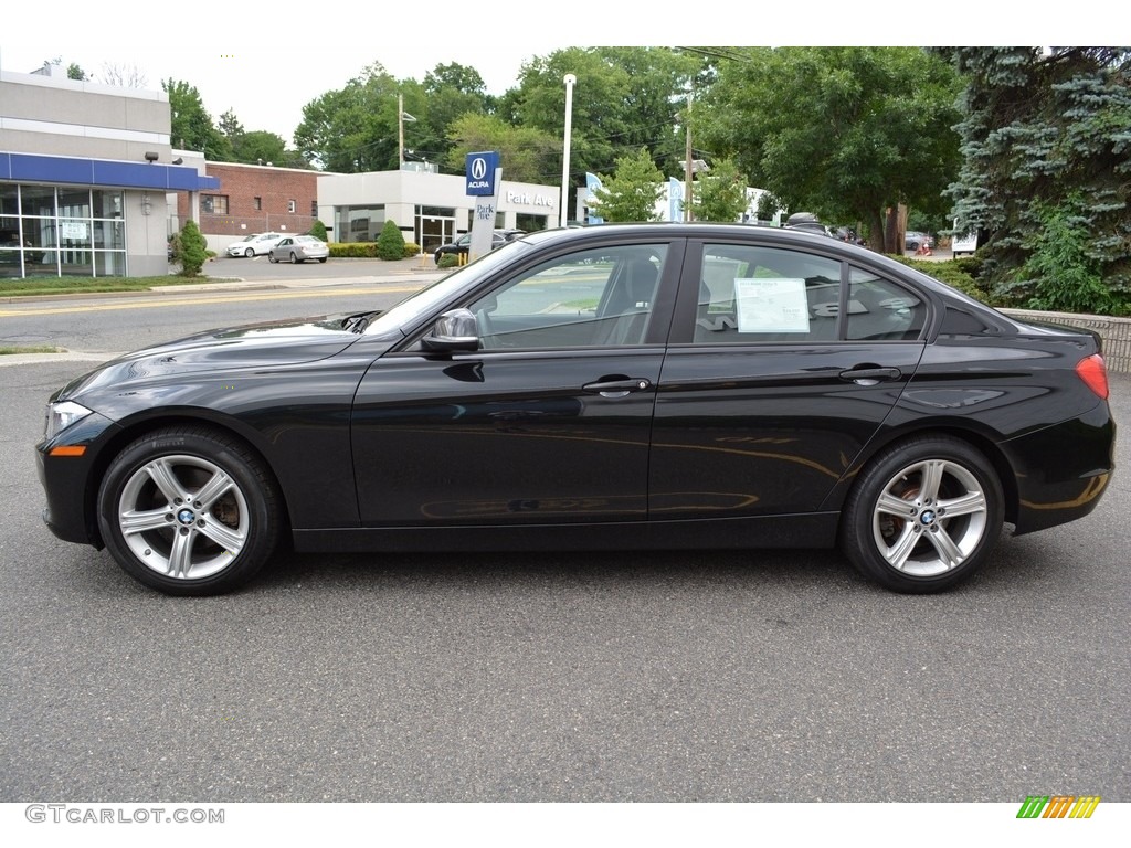2014 3 Series 328i xDrive Sedan - Black Sapphire Metallic / Black photo #5