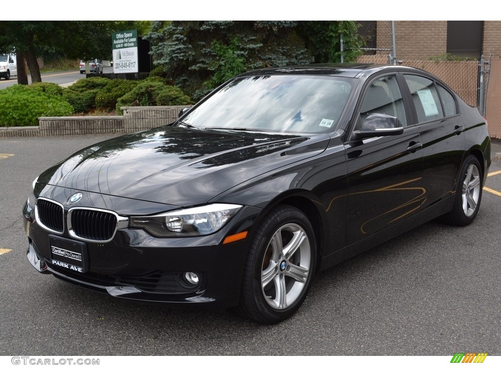 2014 3 Series 328i xDrive Sedan - Black Sapphire Metallic / Black photo #6
