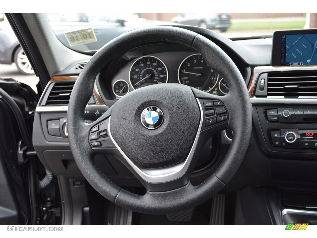 2014 3 Series 328i xDrive Sedan - Black Sapphire Metallic / Black photo #18
