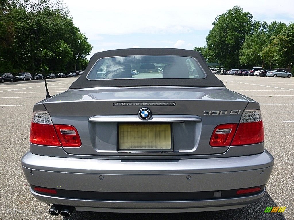 2004 3 Series 330i Convertible - Silver Grey Metallic / Black photo #4