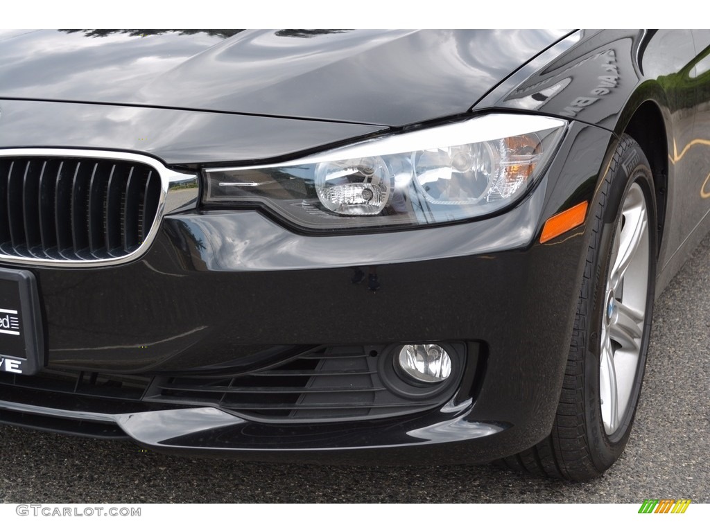 2014 3 Series 328i xDrive Sedan - Black Sapphire Metallic / Black photo #27